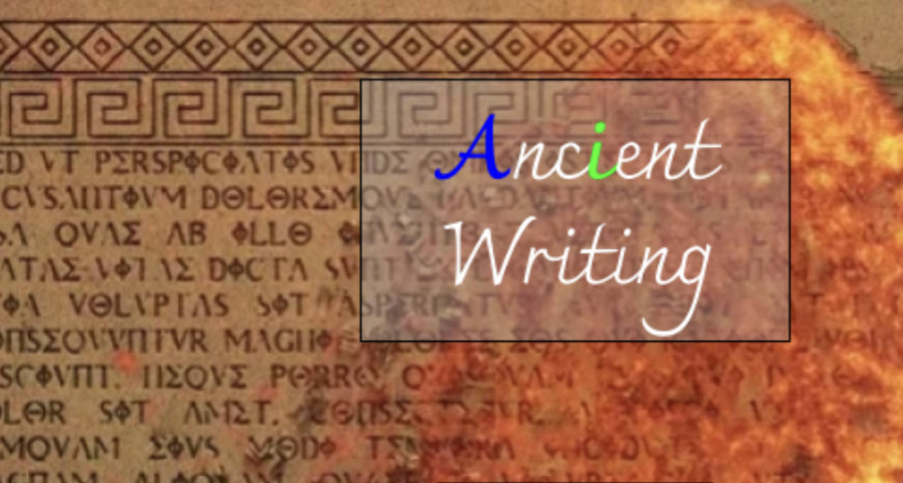 Ancient Writing and AI